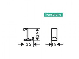MEDIDAS PERCHA WALLSTORIS HANSGROHE